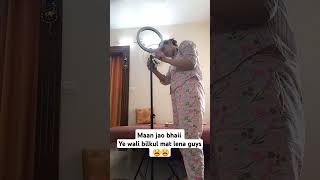 Ring light review  ringlight unboxing Amazon  trending  shorts Great Indian sale [upl. by Einaffyt]