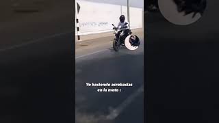 Por eso ya no hago acrobacias 😅😁🤣 shortvideos automobile contenido viral fypage viral sketch [upl. by Nonnaehr]