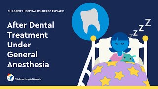 General Anesthesia for Children’s Dental Care After Treatment Care [upl. by Neyr]