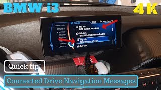 BMW i3 Connected Drive Navigation tip [upl. by Aicemaj]