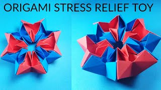 Origami stress relief toy  Easy paper toy  DIY origami toy  create your own origami toy [upl. by Haneehs]