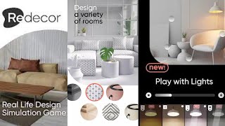 Redecor  Home Design Game 2023 Gameplay Walkthrough  No Commentary  Android Ios Gaming [upl. by Conlan]