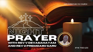 WHOLE NIGHT PRAYER  C S I PUNADIPADU  MESSAGE BY REVUPREM DAS GARU [upl. by Aivata]