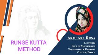 19 Runge Kutta Method  Numerical Analysis  Honours 3rd year [upl. by Amadis786]