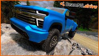 BEAMNGDRIVE MP  2024 CHEVY 3500HD TAKES ON OFFROAD TRAIL DUALLY CHALLENGE [upl. by Nivrad]