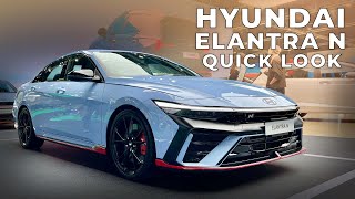 Hyundai Elantra N Quick Look I BIMS 2024 [upl. by Tandy]