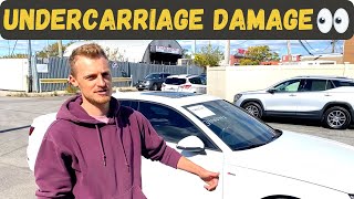 Fixing Totaled 2018 Audi A4 with Undercarriage Damage for 500 IAA Auction Salvage Rebuild Project [upl. by Nerb420]