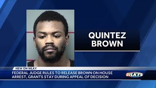 Quintez Brown to remain in federal custody after judge grants stay for prosecution to appeal [upl. by Yancey]