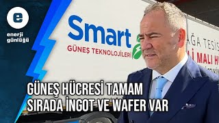 Smart Güneş hücreyi üretti sırada wafer ve ingot var SMRTG [upl. by Gobert608]