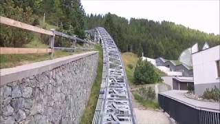 Tschuggen Express Arosa  Expressfahrt mit der neuen Standseilbahn  Funicular [upl. by Min]