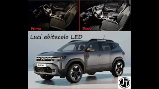 INSTALLAZIONE LUCI LED ABITACOLO DACIA DUSTER MK3 2024 [upl. by Aileme]