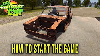 HOW TO START THE GAME IN 2024  THE BEST WAY AFTER UPDATES  My Summer Car 329  Radex [upl. by Noivert]