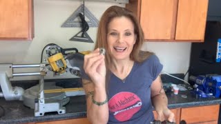 Installing the bearings on DeWalt miter saw [upl. by Doralia]