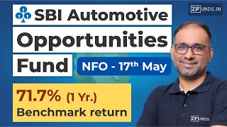 SBI Automotive Opportunities Fund NFO Review  Investing in Indias Automotive sector SBI NFO 2024 [upl. by Asil574]