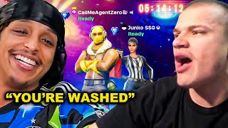 Agent Wins the Quickest Fortnite Wager Vs Jynxzi 😂 [upl. by Freddi821]