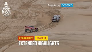 Extended highlights of Stage 8 presented by Aramco  Dakar2023 [upl. by Nnayar]