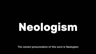 How to Pronounce Neologism Correctly  English Pronunciation Guide [upl. by Katerina521]