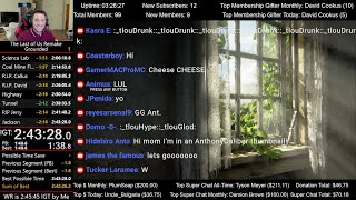 The Last of Us Remake PS5 Speedrun for Grounded mode 24324 IGT [upl. by Aihset]