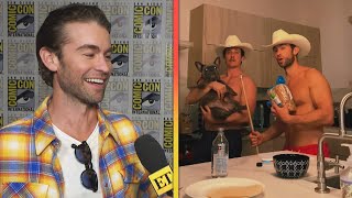 Chace Crawford REACTS to Keleigh Teller Turning Him Into a TikTok Star Exclusive [upl. by Aneleasor]