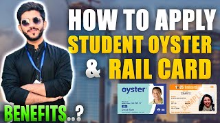 Top tips for International students part 1  How to apply for Student Oyster amp Rail Card in UK 🇬🇧 [upl. by Humph]