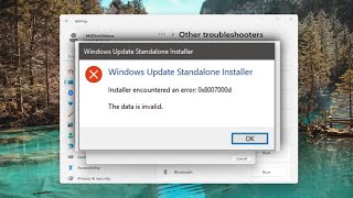 How to Fix Windows Update Error 0x8007000d in Windows 11 Solution [upl. by Ahsiret366]