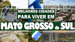 TOP 5 cidades pra viver em MATO GROSSO DO SUL [upl. by Alyel]