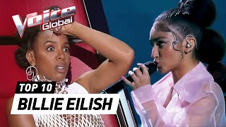 Outstanding BILLIE EILISH covers on The Voice [upl. by Lesko]