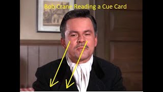 Bob Crane clearly reading a cue card in Hogans Heroes [upl. by Borroff112]