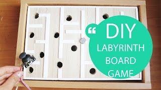 HOW TO MAKE A LABYRINTH BOARD GAME  HomeCraft [upl. by Maren]