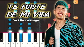 Luck Ra La Konga  TE FUISTE DE MI VIDA [upl. by Absalom]