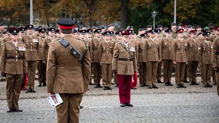 Remembrance Parade at NATO Forward Holding Base Sennelager [upl. by Trebreh]