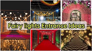 fairy lights entrance decorationfairy lights entry decorationfairy lights tunnel decoration [upl. by Bonine]