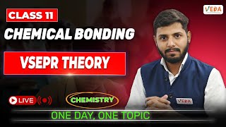 VSEPR THEORY  Chemical Bonding  Class 11  Chemistry  One Day One Topic [upl. by Analat514]