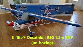 Eflite® Decathlon RJG 12m BNF unboxing [upl. by Nwonknu]