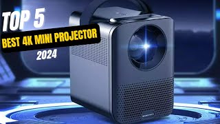 Best 4k Mini Projector in 2024 [upl. by Lebbie]