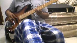 Cintaku  Chrisye bass cover  a little bit improvisation [upl. by Cruickshank]