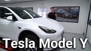 Sådan beskytter vi Model Y mod stenslag  Stenslagsfolie [upl. by Hilaire]