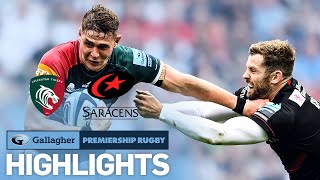 Leicester v Saracens  HIGHLIGHTS  Last Minute Drama In The Final  Gallagher Premiership 2122 [upl. by Lamiv464]