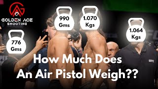 How Much An Air Pistol Weighs  Morini Styer Walther amp Pardini  Golden Ace Shooting  Santhosh BN [upl. by Eikcor]