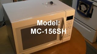 How to change the oven light on a LG intellowave Model MC156SH microwave  convection oven combo [upl. by Leumas569]