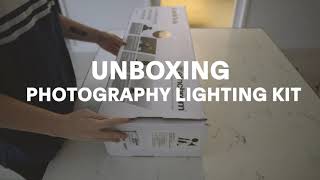 Unboxing the Online Photography Courses Elinchrom Lighting Kit  COLLARTS [upl. by Bloem]