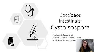 Material de Aula Prática sobre Cystoisospora belli [upl. by Shelli]