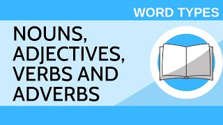 Nouns Adjectives Verbs and Adverbs  Word Types I [upl. by Dulcie]