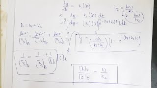 Chemical KineticsPart IV Parallel and Series Kinetics [upl. by Zetneuq]