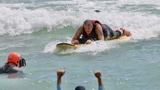 Murray Siple with Adapted Surfing Access Surf Hawaii [upl. by Hafeetal]