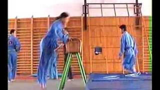 Vovinam  entraînement aux ciseaux et acro de base [upl. by Anirb]