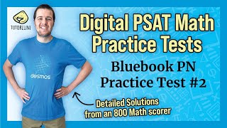 Digital PSATNMSQT Math  Practice Test 2 [upl. by Sitto487]