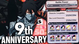 9TH ANNIVERSARY ACCOUNT SHOWCASE Bleach Brave Souls [upl. by Mazonson]