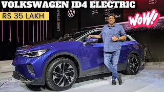 Volkswagen ID4 Electric is coming to India  Launch soon Rs 35 Lakh expected price  Walkaround [upl. by Madancy]