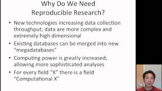 Reproducible Research Concepts and Ideas Part 13 [upl. by Brenda]